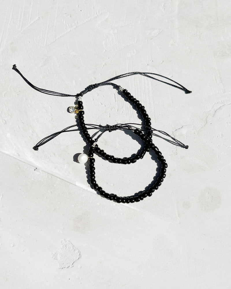 Black Double Trouble Bracelets